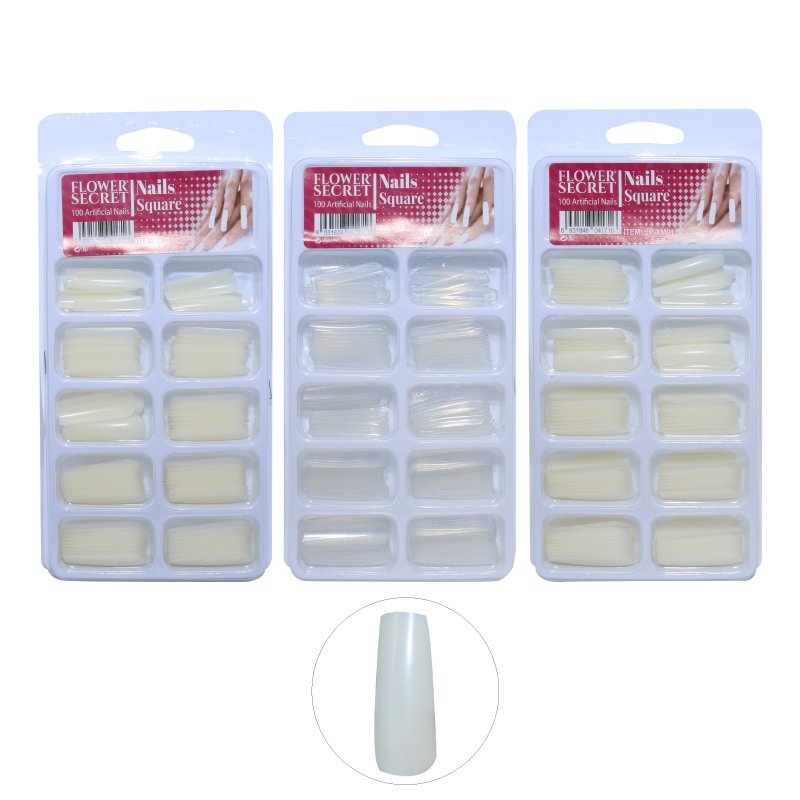 UÑAS TIPS SQUARE