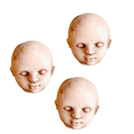 Adorno Halloween Set 3 Bebes Poseidos