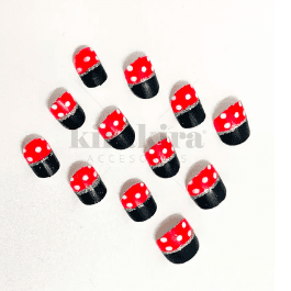 Uñas Postizas Infantil Polka
