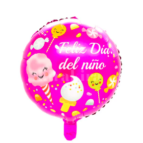 Globo Metalico 18' Feliz Dia Del Niño 50 Unidades