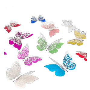 Deco Mariposa Mix Pastel 12 Unidades
