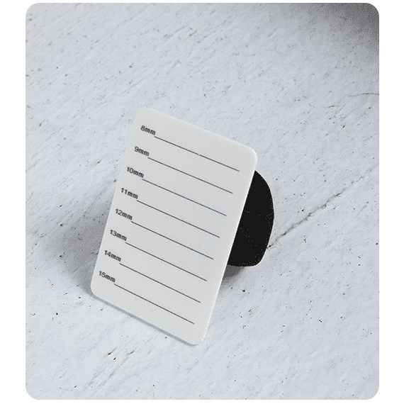 Muñequera porta extensiones de pestañas